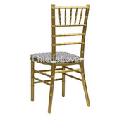 стул Кьявари Деревянный Золотой с подушкой фото